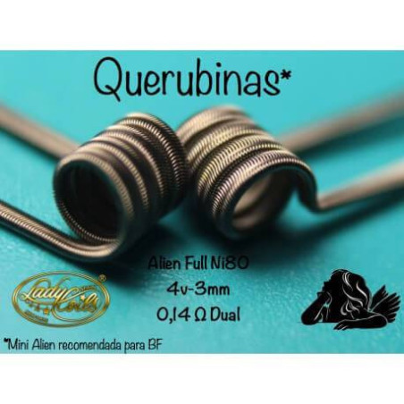 Lady Coils Querubinas 0.14 Ohms en Dual Coil