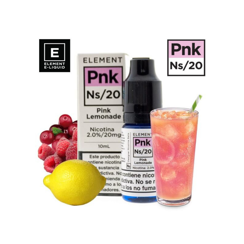 Element Salts Pink Lemonade 20mg/ml 10ml sales de nicotina