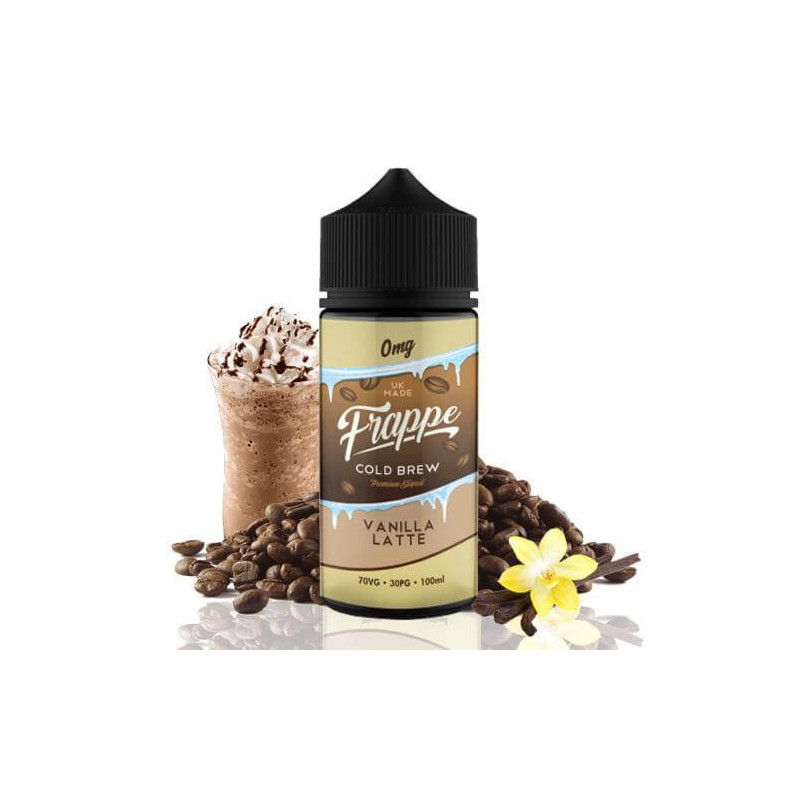 E-líquido Frappe Cold Brew Vanilla Latte TPD 100ml 0mg