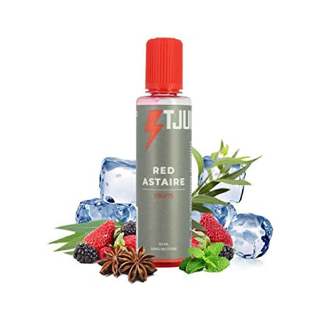 E-LÍQUIDO T-Juice sabor Red Astaire sin nicotina 50 ml