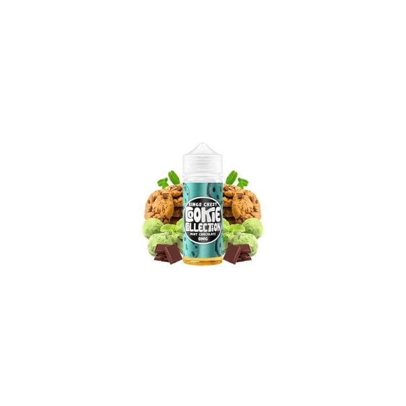 E-LÍQUIDO KING CREST COOKIE COLLECTION MINT CHOCOLATE sin nicotina 5ml envase 60ml