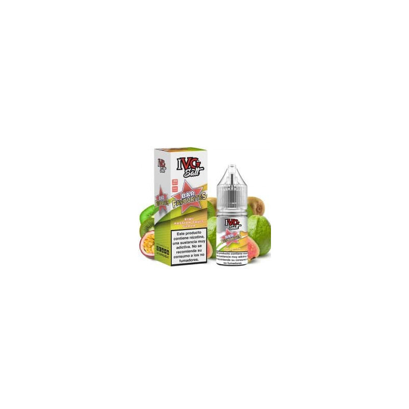 Sales de nicotina kiwi, passionfruit  y guava 10ml - IVG Salt