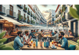 España se plantea prohibir fumar en terrazas de bares y vapers desechables