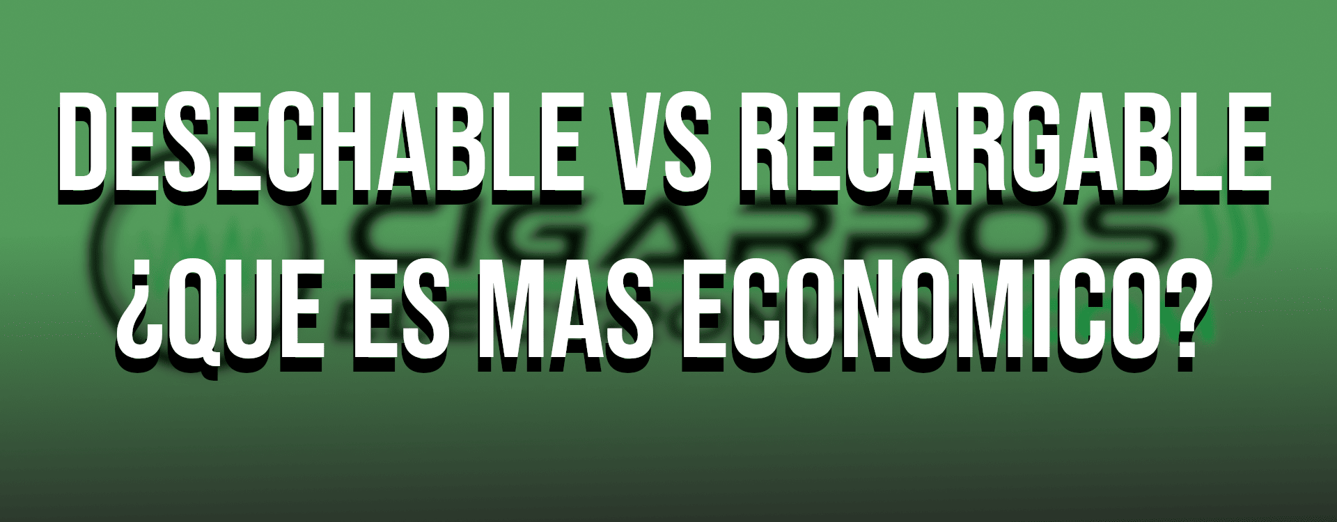¿Qué es más económico, el vaper desechable o el vaper recargable?